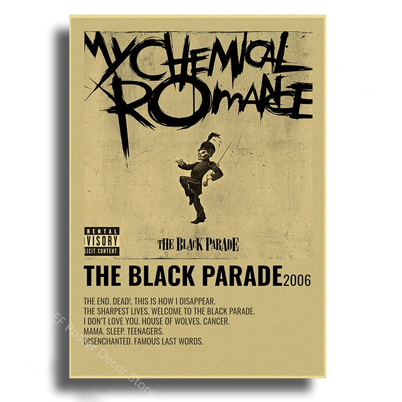 Poster Music Album Aesthetics Art Prints