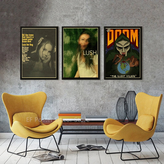 Poster Music Album Aesthetics Art Prints