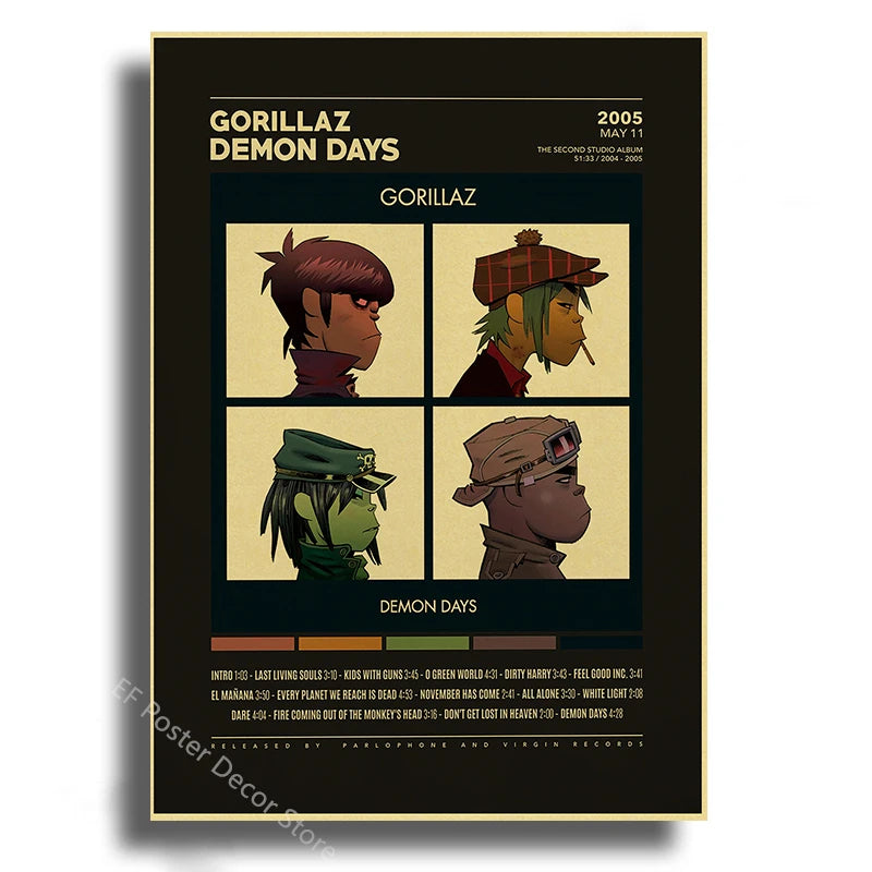 Poster Music Album Aesthetics Art Prints
