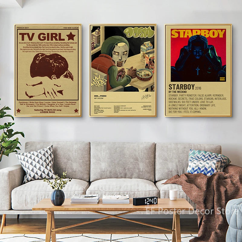 Poster Music Album Aesthetics Art Prints